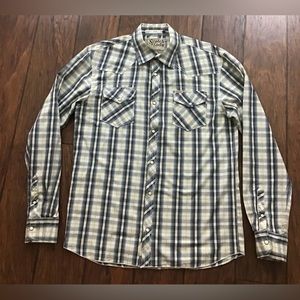 Scotch and Soda long sleeve flannel Mens size XL